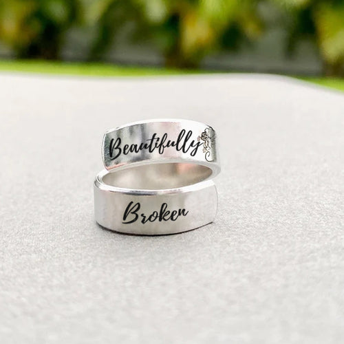 Beautifully Broken Twist Ring